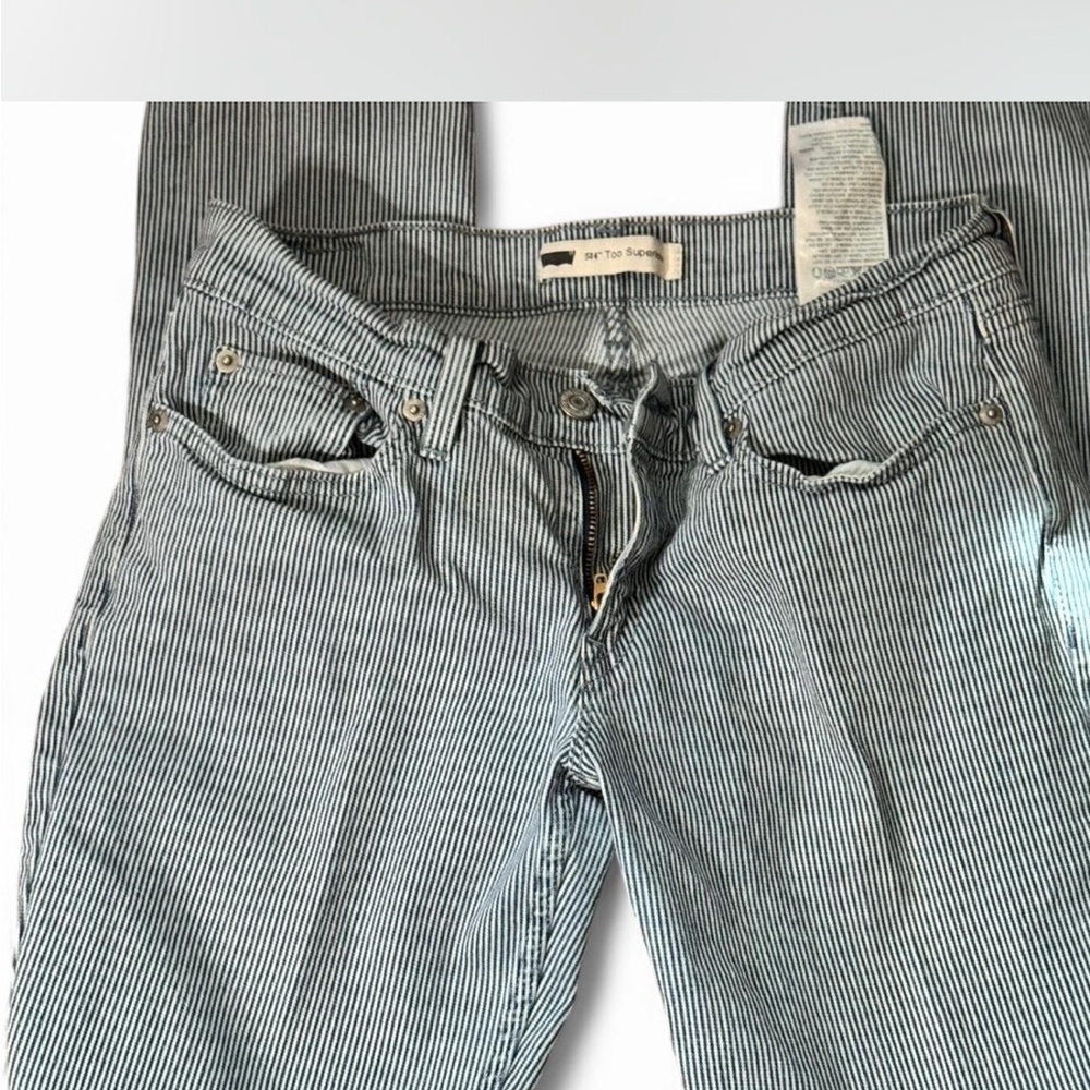 Women's Levi's Striped Jeans